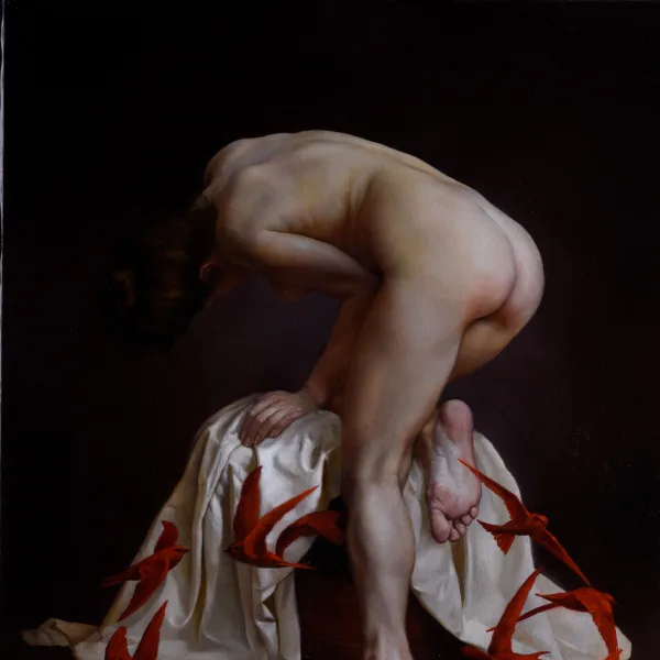 WHITE OR RED, 65x50cm, 2018 (SOLD)